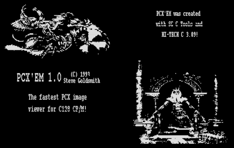 PCX'EM on a C128